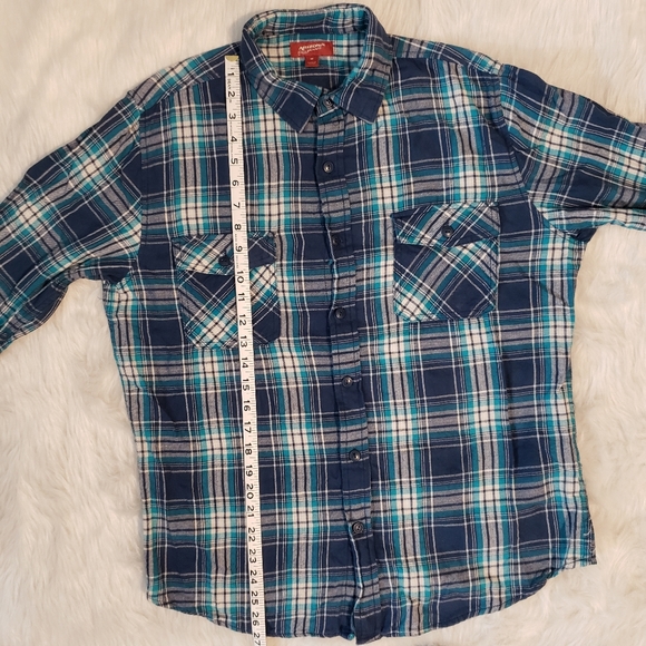 Arizona Blue Flannel / Plaid Button Down - Picture 7 of 10
